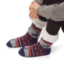 Boys Lounge Socks With Sherpa Lining And Gripper (Pack of 12)
