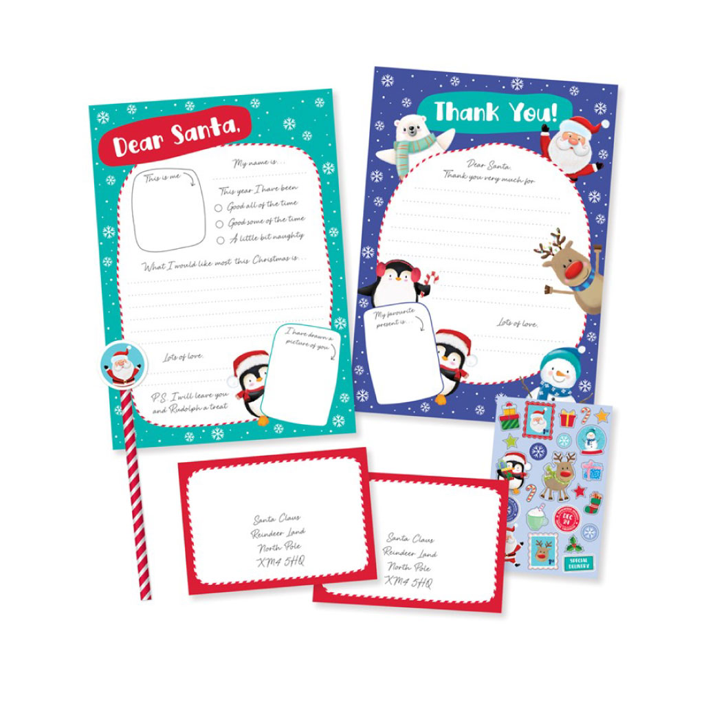 Activity XMAS Letter To Santa Pack (Pack of 12)