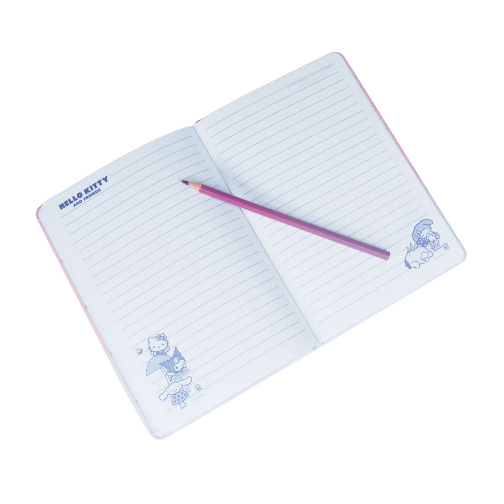 Hello Kitty & Friends A5 Casebound Notebook(Pack of 6)
