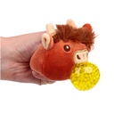 Queasy Squeezies Highland Coo Cow Plush Squeezy Toy (Pack of 12)