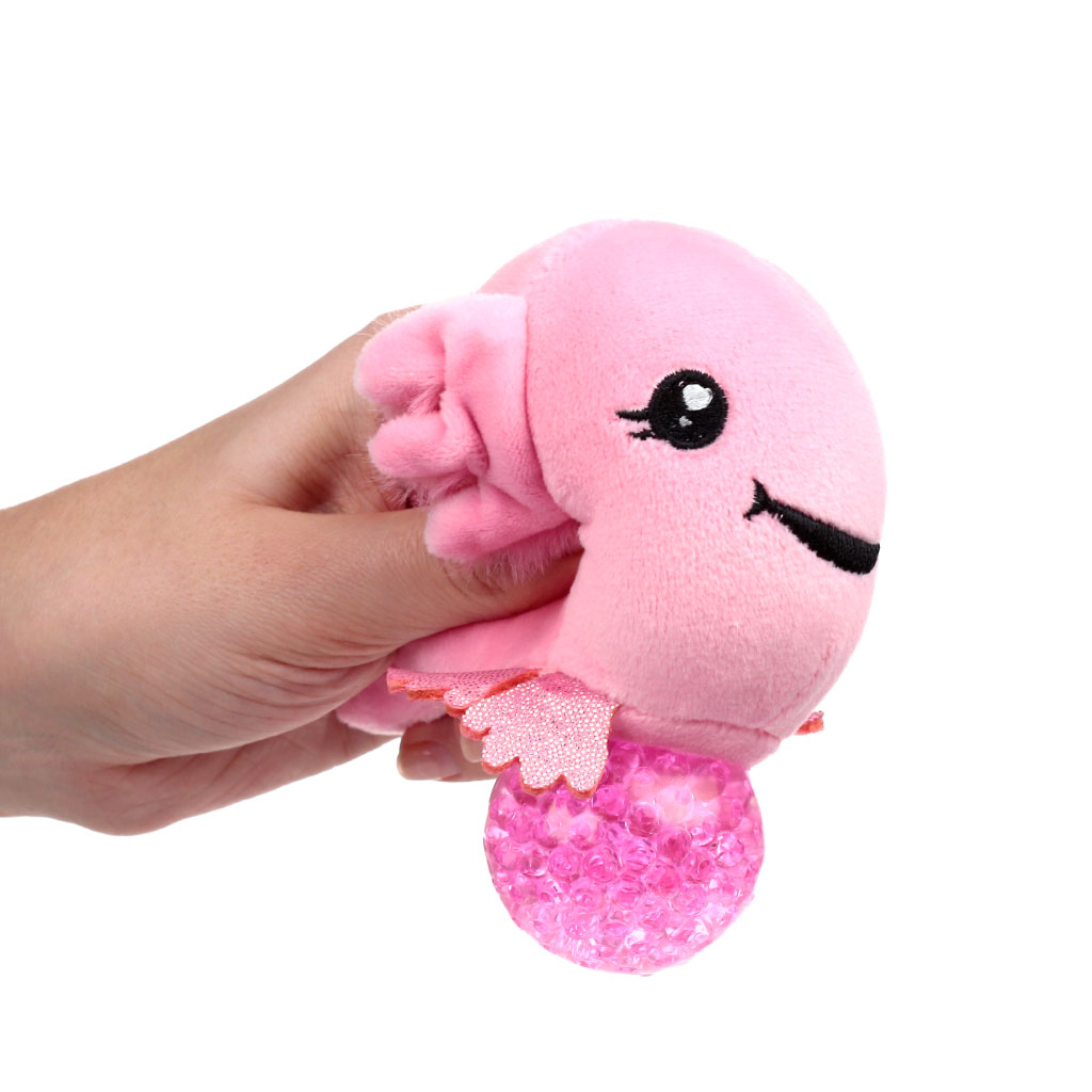 Queasy Squeezies Axolotl Salamander Plush Squeezy Toy (Pack of 12)