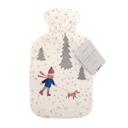 Novelty Printed Hot Water Bottle - Assorted Designs (Pack of 24) 