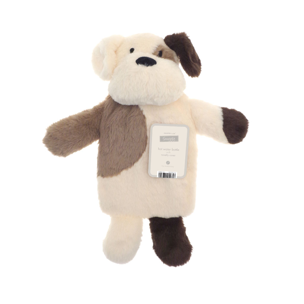 Hot Water Bottle with Novelty Cover - Assorted Snuggly Designs