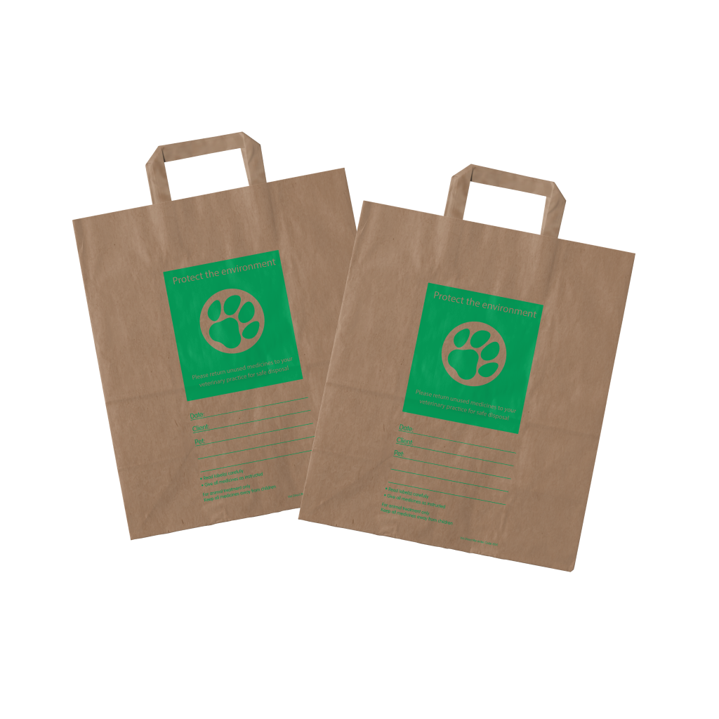 Vet Direct Brown Paper Carrier - Large