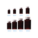 50ml Precapped PET Round Tablet Bottles