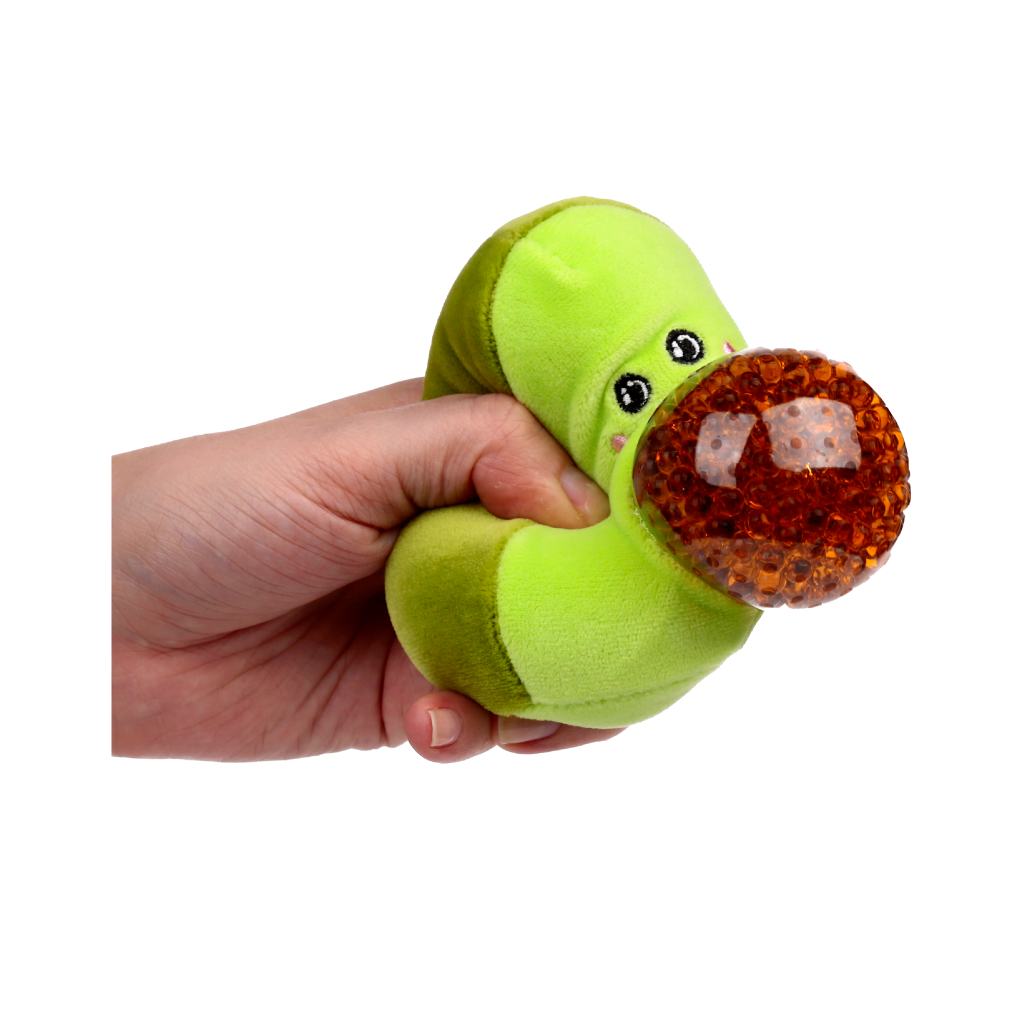 Queasy Squeezies Avocado Plush Squeezy Toy 