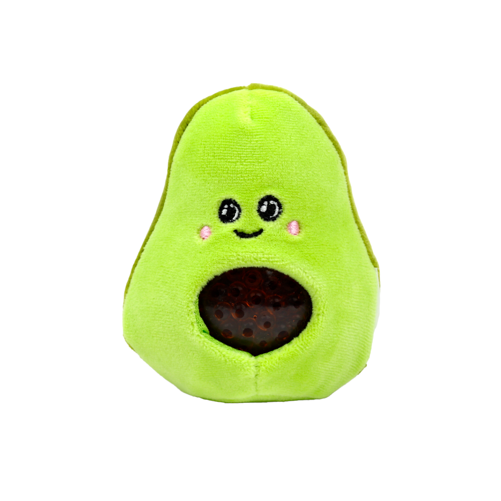 Queasy Squeezies Avocado Plush Squeezy Toy 
