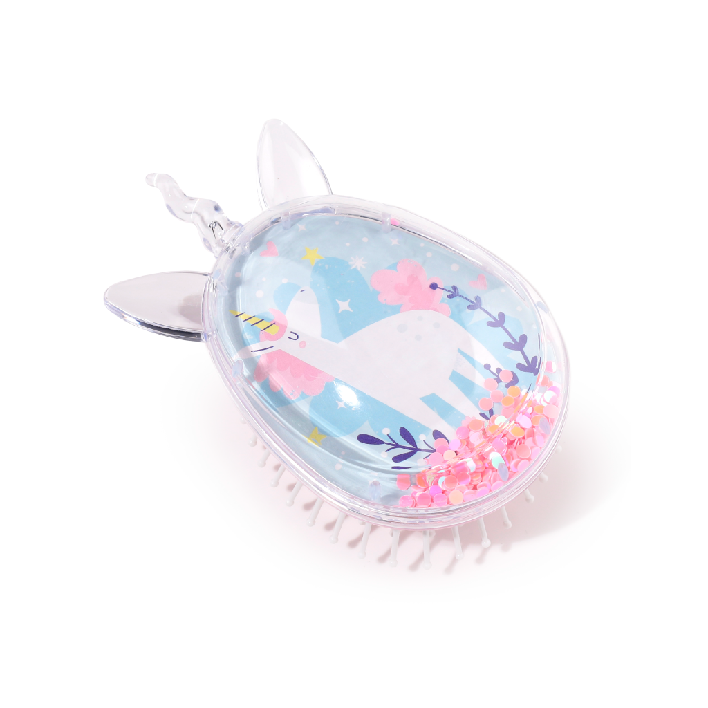 Unicorn Glitter Hairbrush 