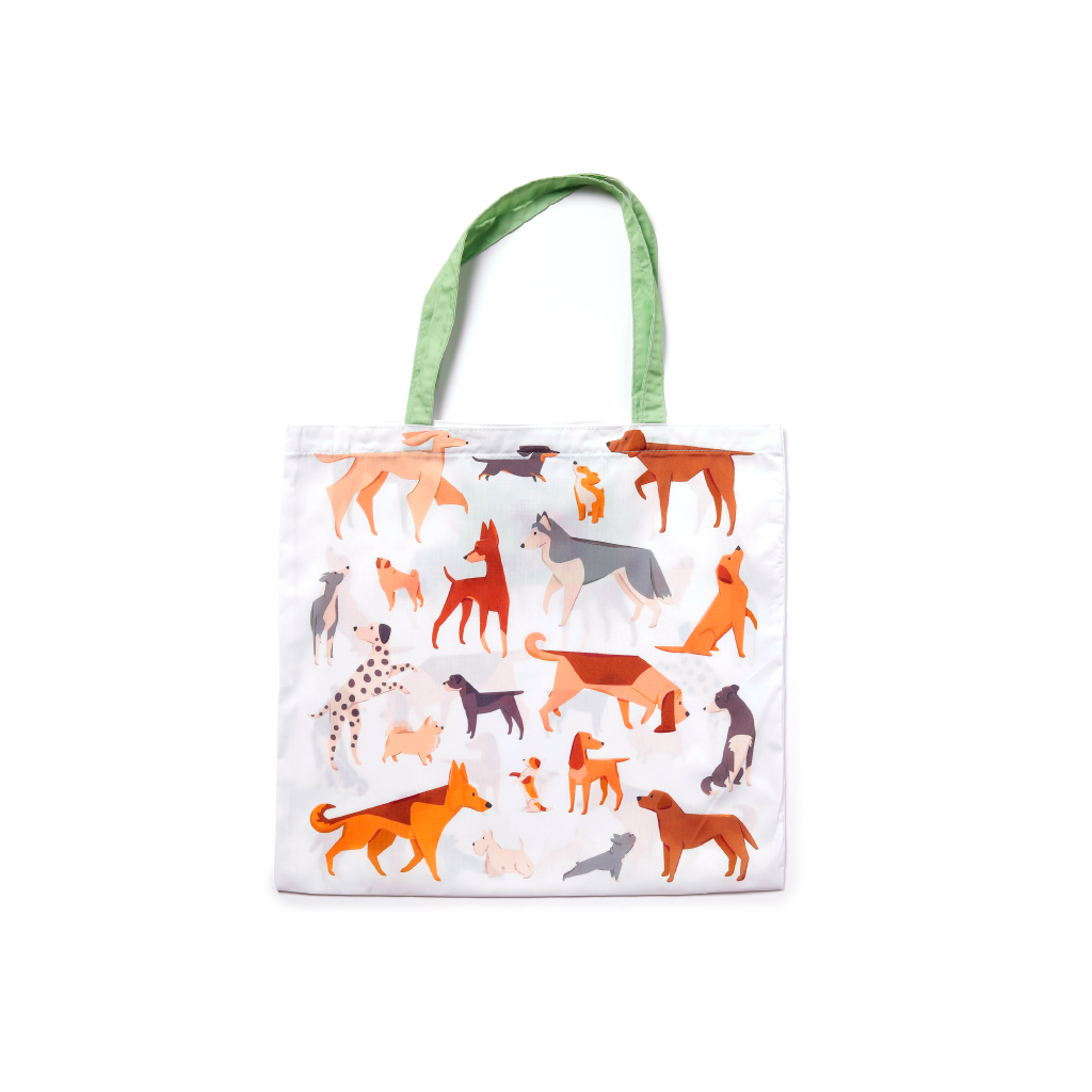 Barks Dog Design Reusable Shopping Bag 