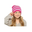 Girls Striped Beanie Hat 