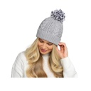 Ladies Hat With Detachable Pom Pom 