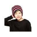 Boys Striped Beanie Hat 