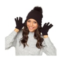 Ladies Touch Screen Glove & Hat Set     