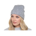 Ladies Ribbed Hat With Sequins 