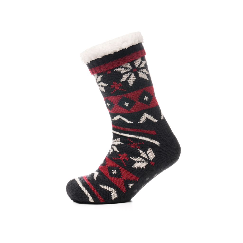 Mens Fairisle Slipper Socks