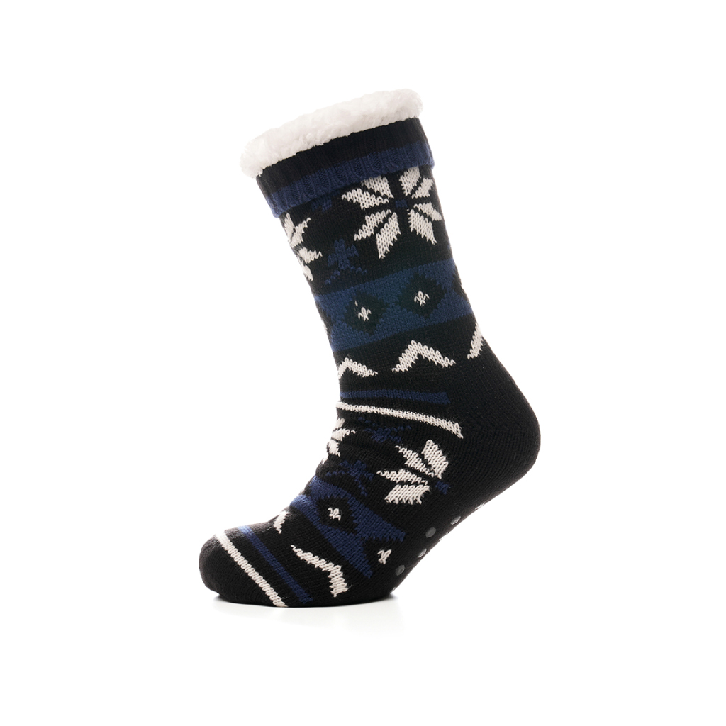 Mens Fairisle Slipper Socks