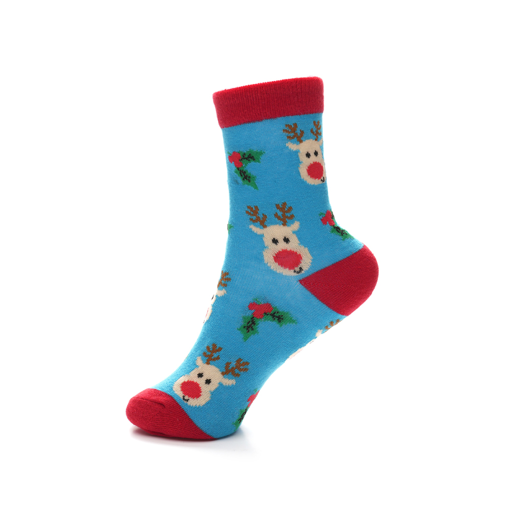 Kids Cotton Rich Christmas Design Socks 