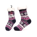 Ladies Fairisle Lounge Socks 