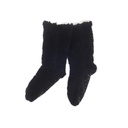 Teddy Slipper Socks Grey/Pink Assorted Sizes 