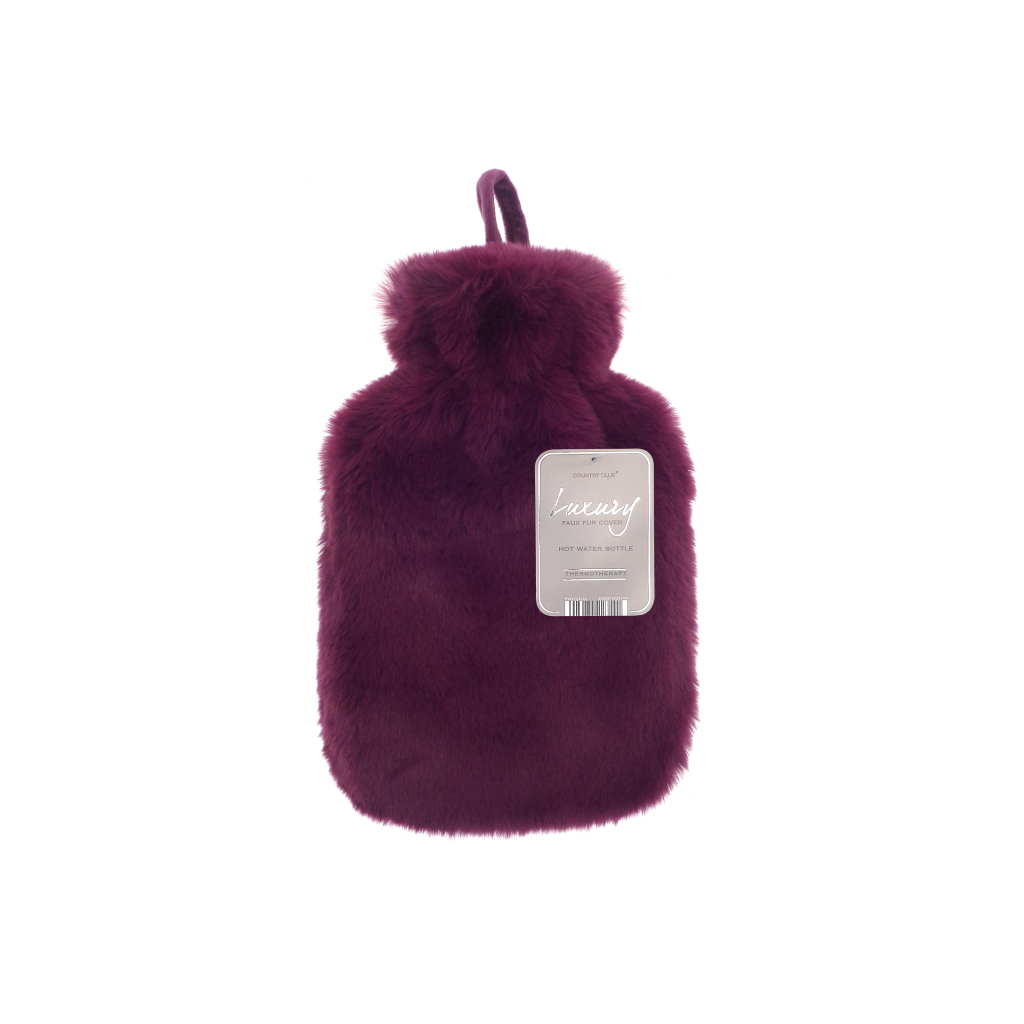 Super Luxury Faux Fur Hot Water Bottle  