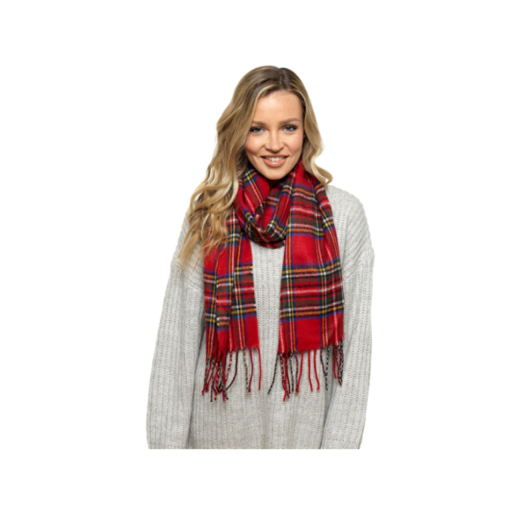 Ladies Checked Scarf 