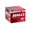Halls Sugar Free Cherry Mentho-Lyptus Throat Lozenges