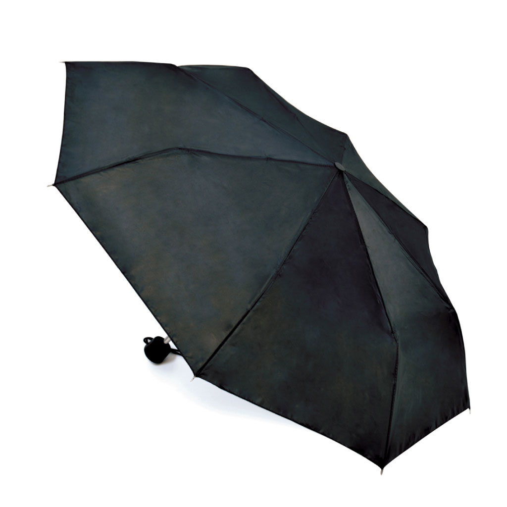 Plain Black Basic Umbrella 