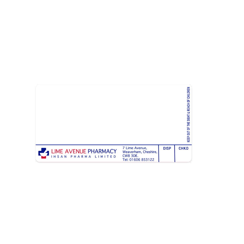 [AZEMT3015] Roshban Lime Avenue Pharmacy Labels