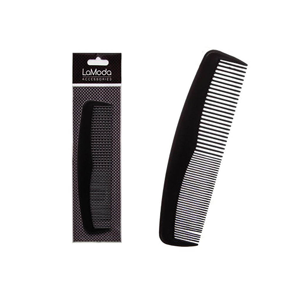 [LM5102] LaModa Pocket Comb - Black (Pack of 12)