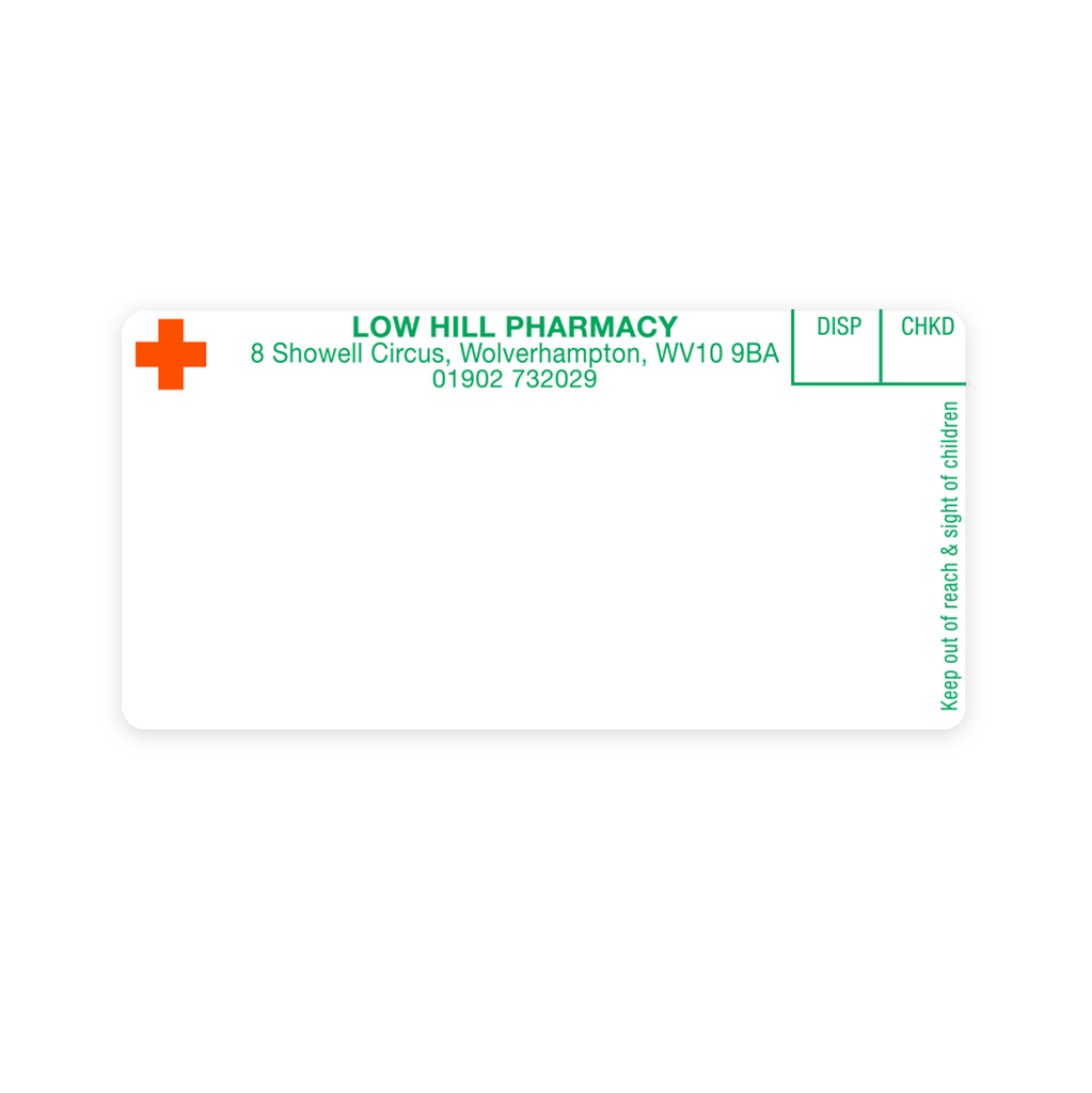 [EMT1494] Low Hill Pharmacy Dispensing Labels