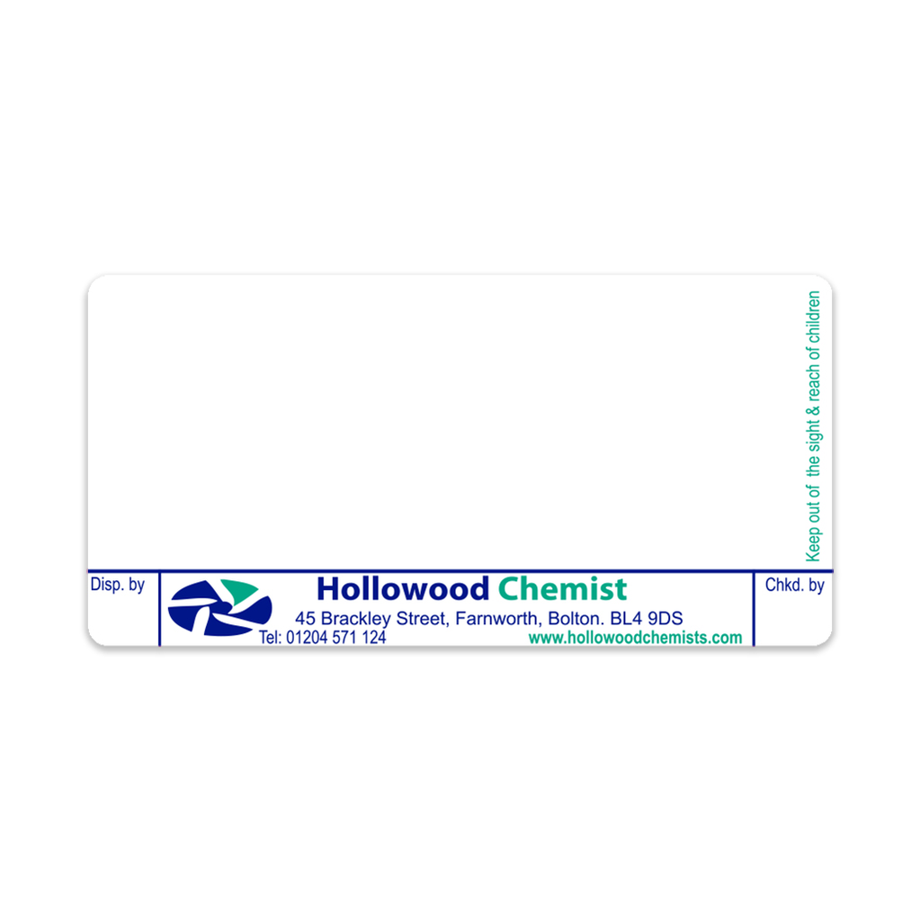 [EMT2075] Market Pharmacy Labels Hollowood