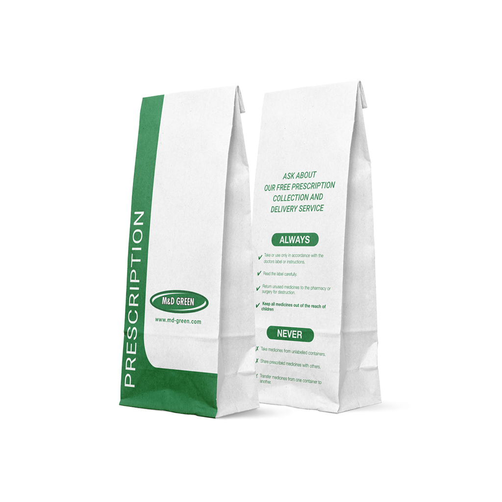 [MDGP2] P2 MD Green Prescription Bags (Pack of 1500)