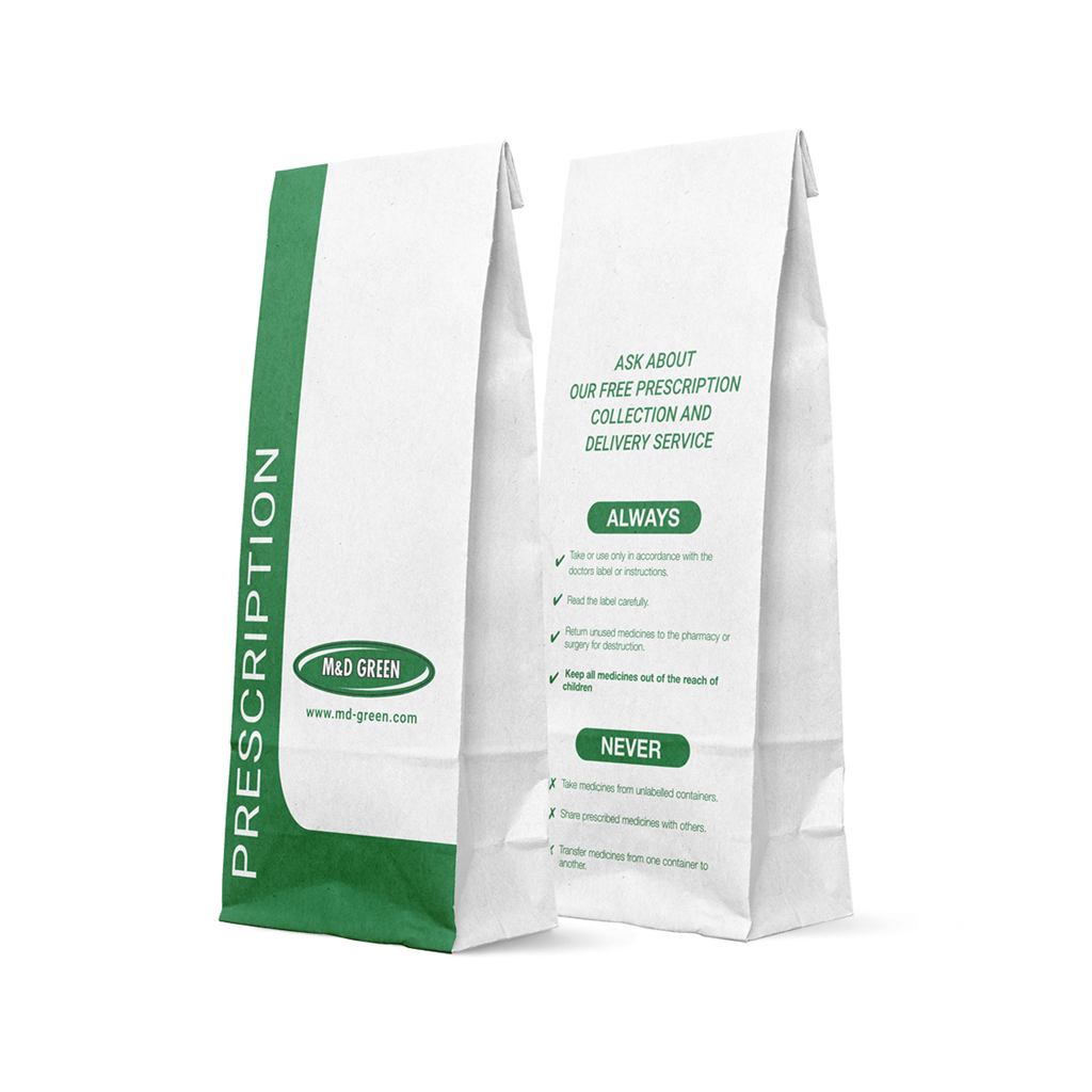 [MDGP3] P3 MD Green Prescription Bags (Pack of 1000)