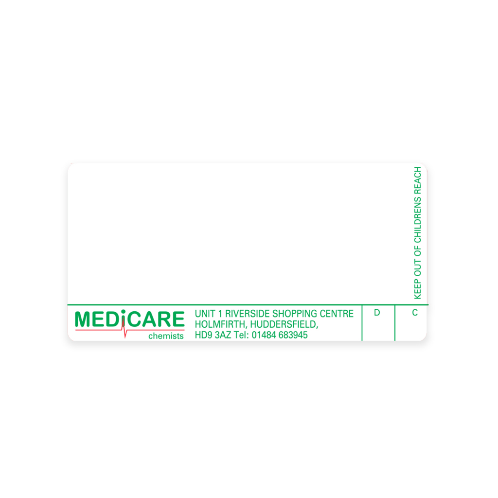 [EMT548] Medicare Holmfirth Dispensing Labels