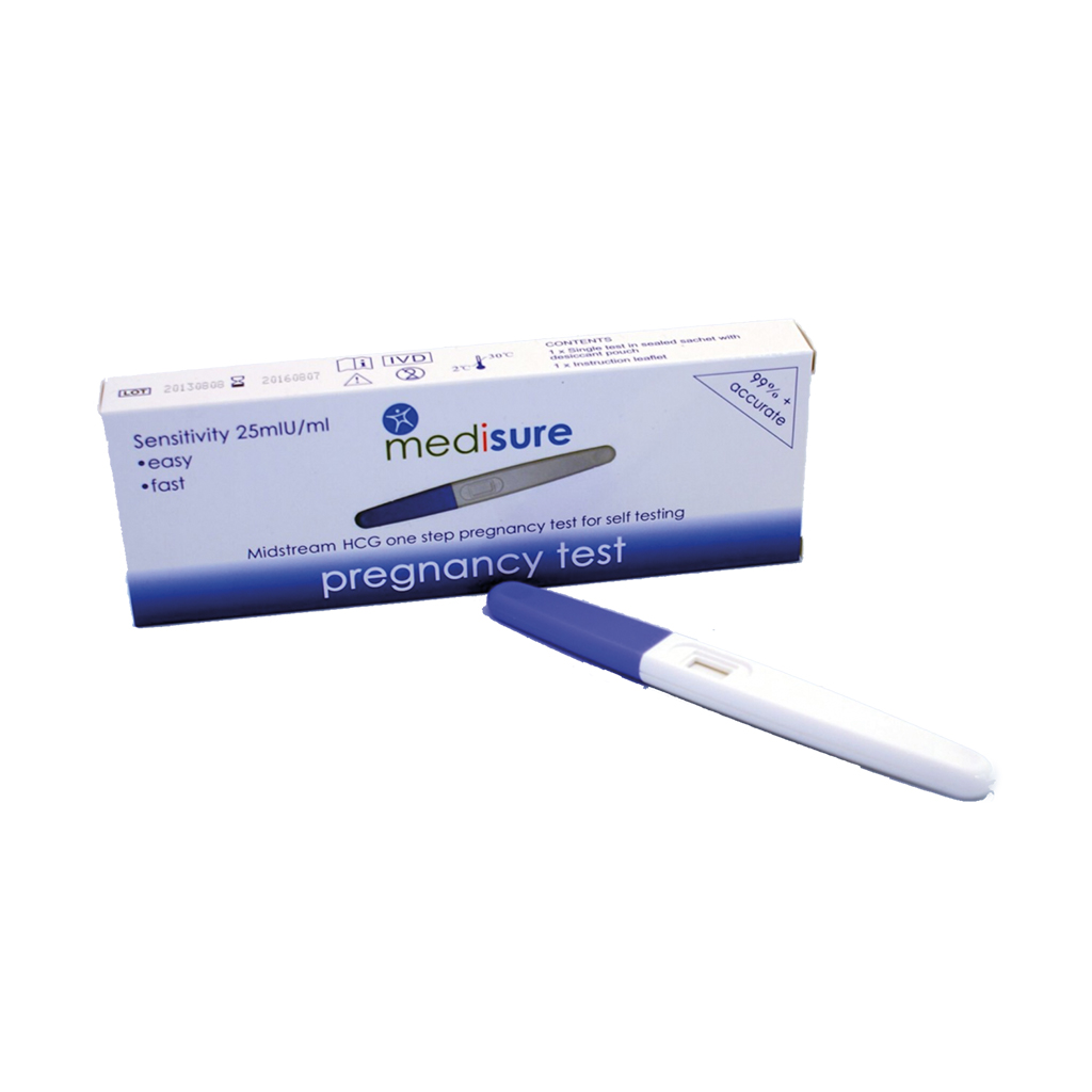 [MS17669] Medisure Midstream Pregnancy Test (Pack of 12)