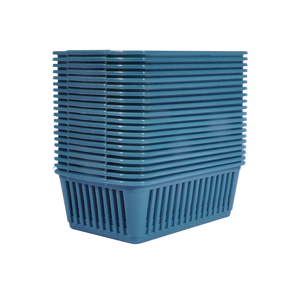 [S03M095] Baskets - Medium, Blue (Pack of 20)
