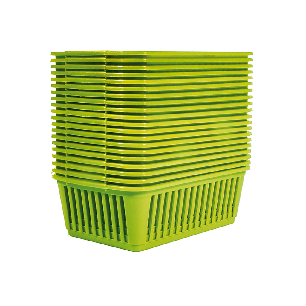 [S03M093] Baskets - Medium, Lime Green (Pack of 20)