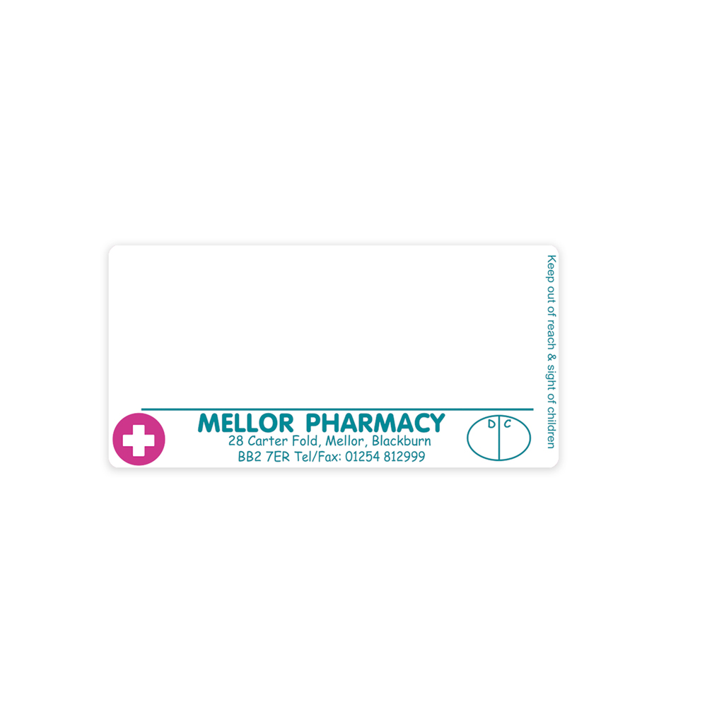 Mellor Pharmacy Dispensing Labels