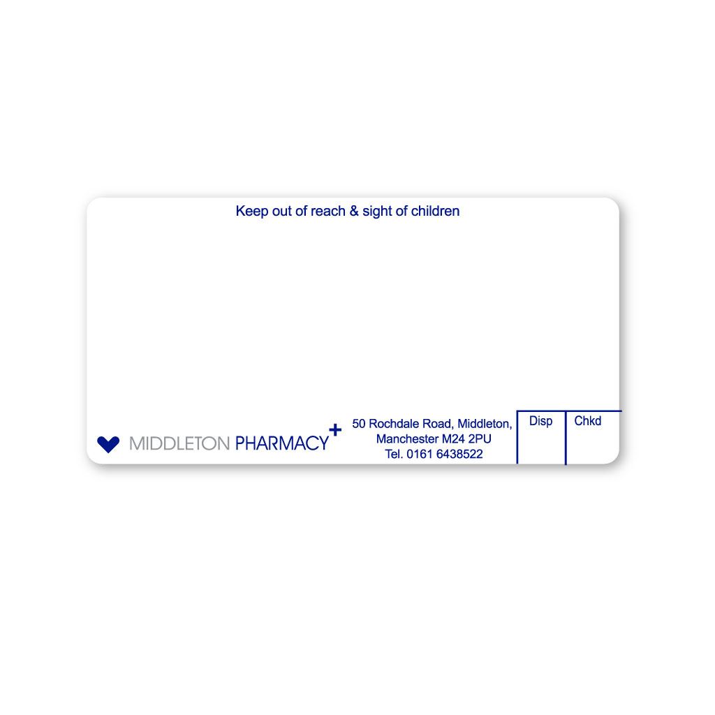 [AZEMT2985] Ascent Group   Middleton Pharmacy Labels
