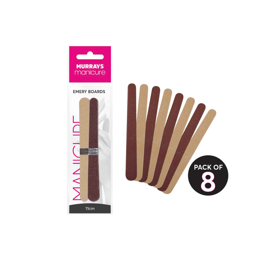 [MM2105] Murrays Manicure Emery Boards - 11cm (Pack of 12)