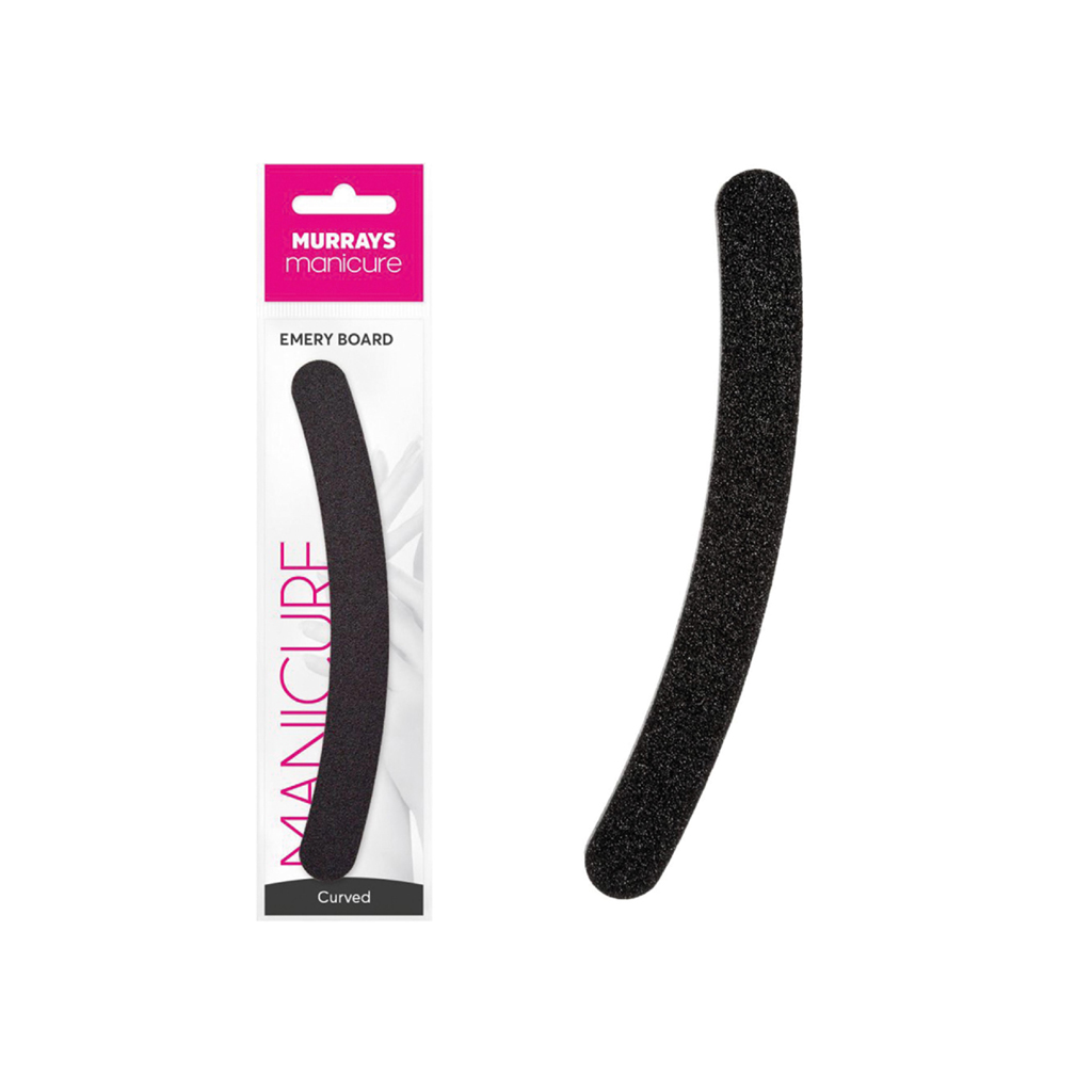 [MM2138] Murrays Manicure Emery Board - Curved (Pack of 12)