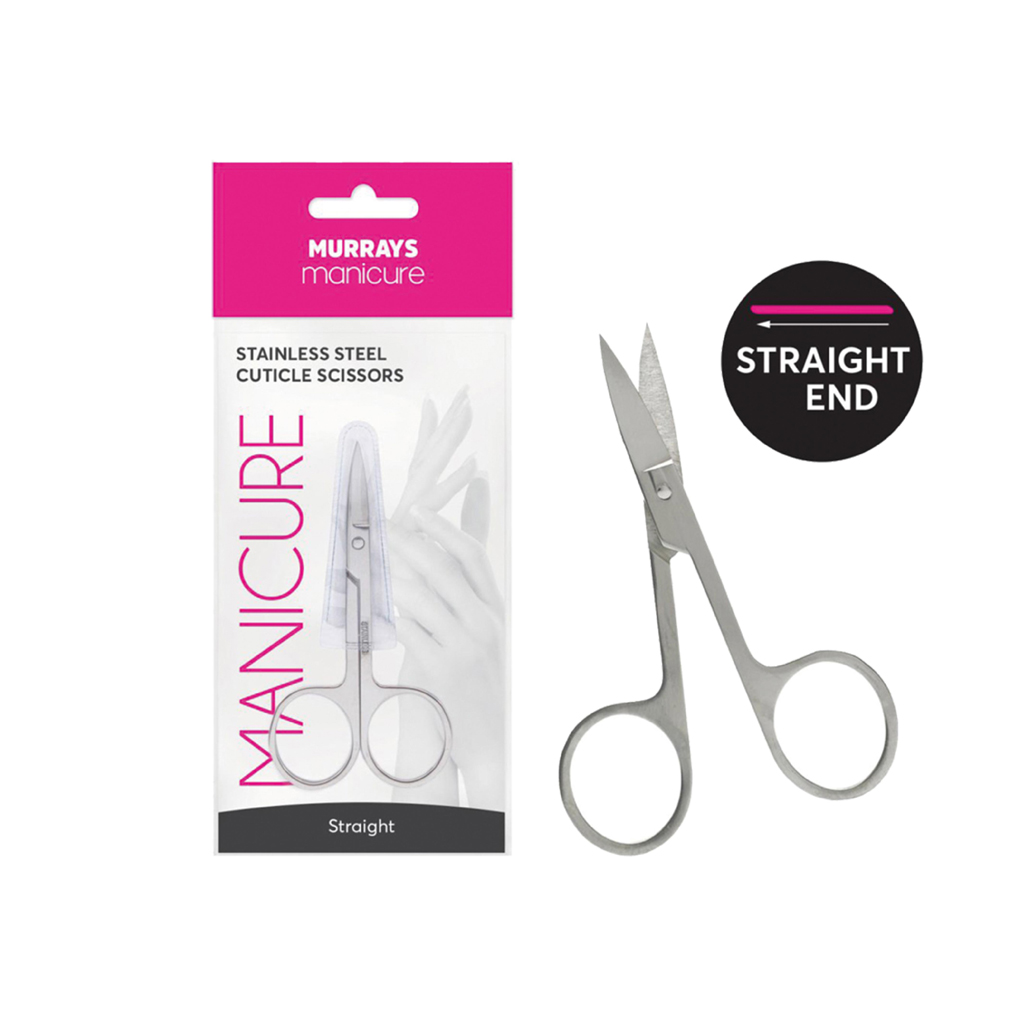[MM2523] Murrays Manicure Cuticle Scissors - Stainless Steel, Straight (Pack of 6)