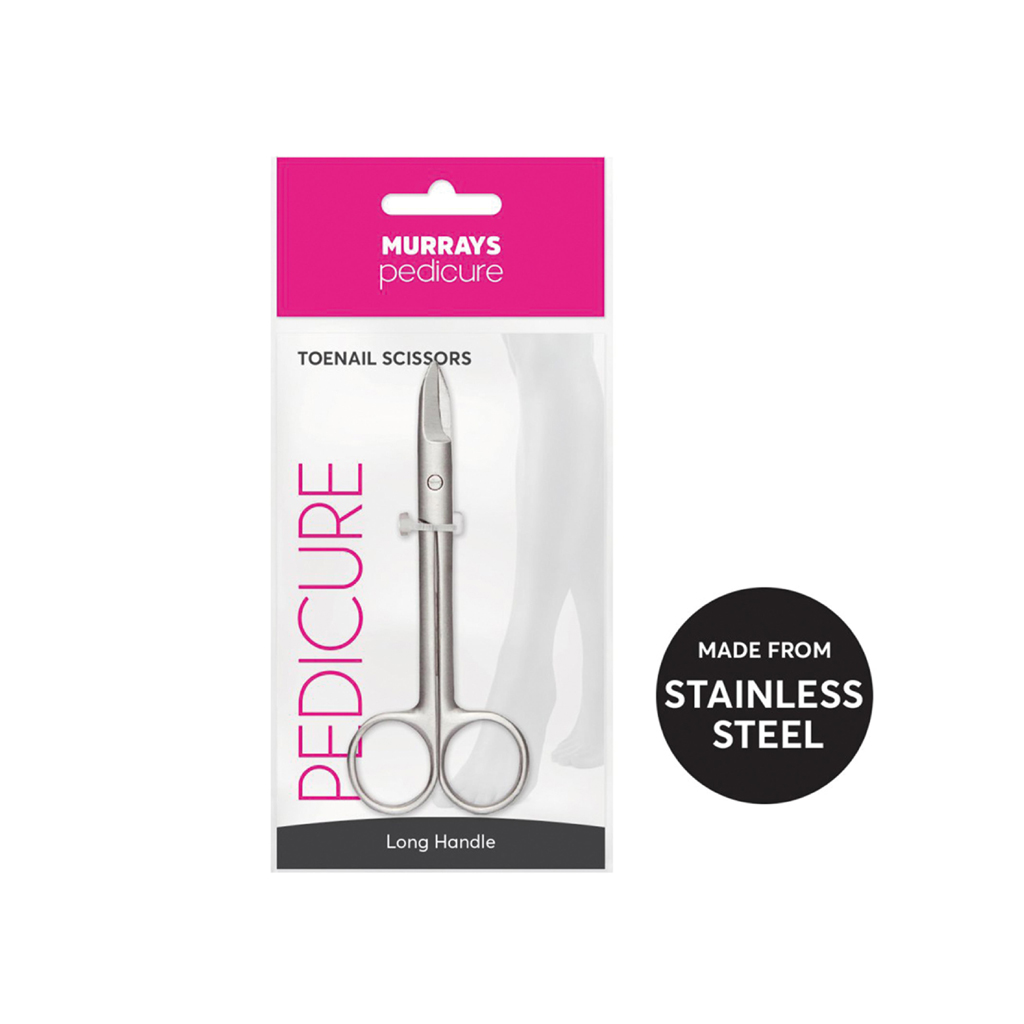 [MM2589] Murrays Manicure Toe Nail Scissors - Stainless Steel (Pack of 6)