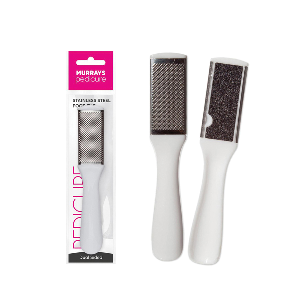 [MM2788] Murrays Manicure Foot File - Stainless Steel (Pack of 6)