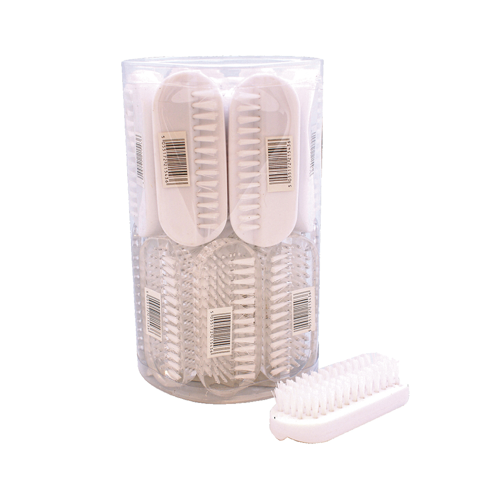 [SE15436] Nail Brush - Single, Display Tub of 24 (Pack of 24)