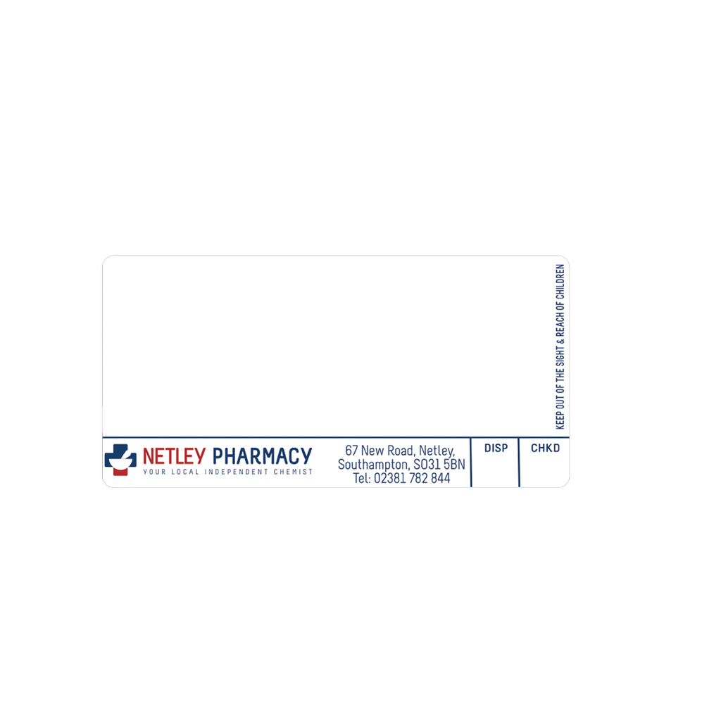 Netley Pharmacy Disp Labels