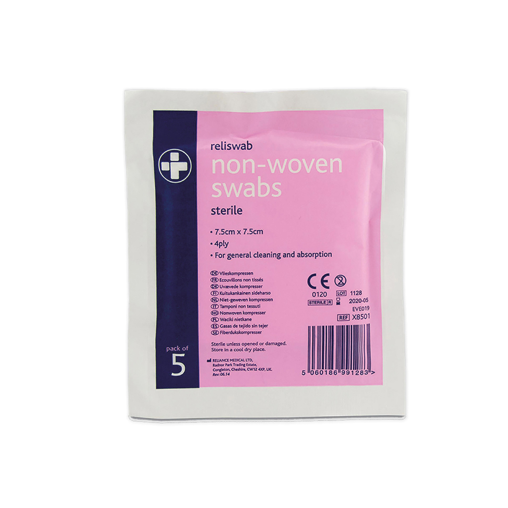 Non Woven Non-Sterile Swabs - Pack Of 5