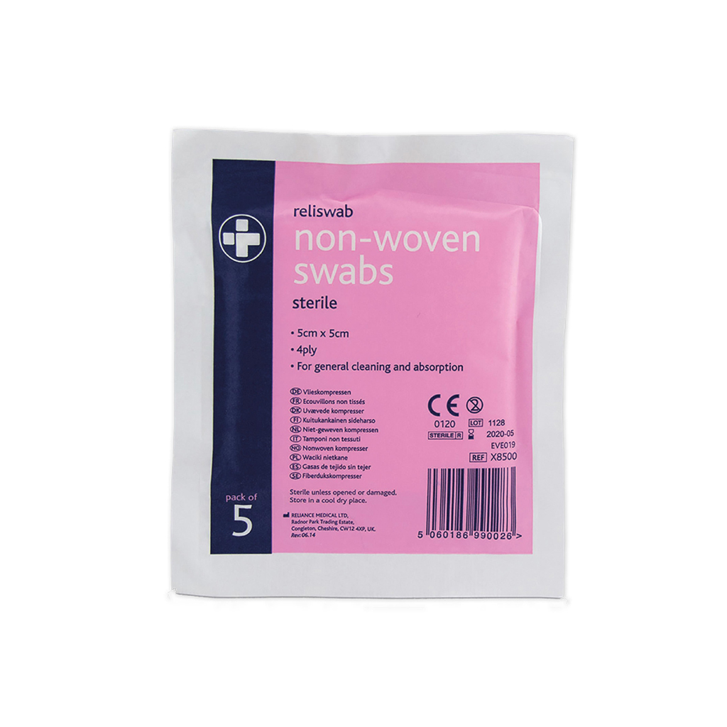Non Woven Sterile Swabs - Pack Of 5