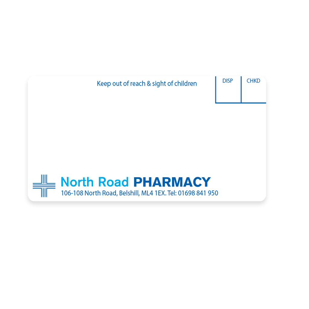 [BREMT2867] North Road Pharmacy 70x37 Labels