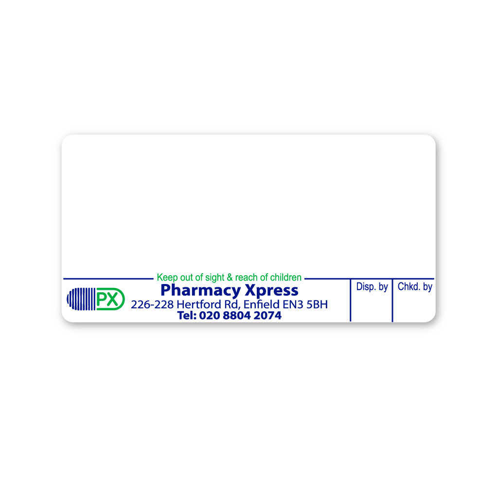 [AZEMT3876] Pharmacy Express Labels (Enfield) 